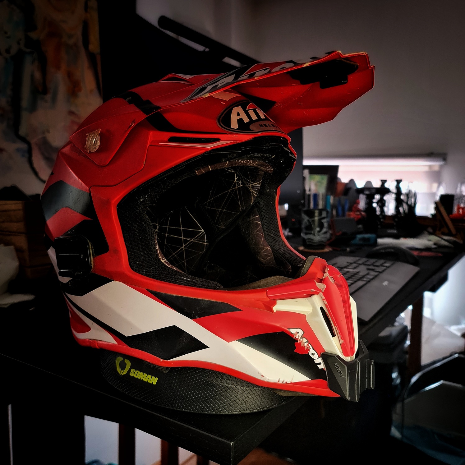 AIROH TWIST GREAT
GoPro chin mount