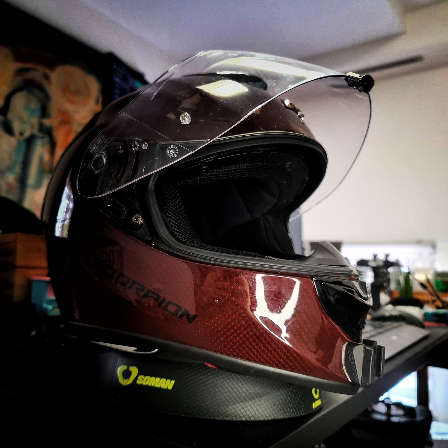 SCORPION EXO-1400 Evo II
GoPro chin mount