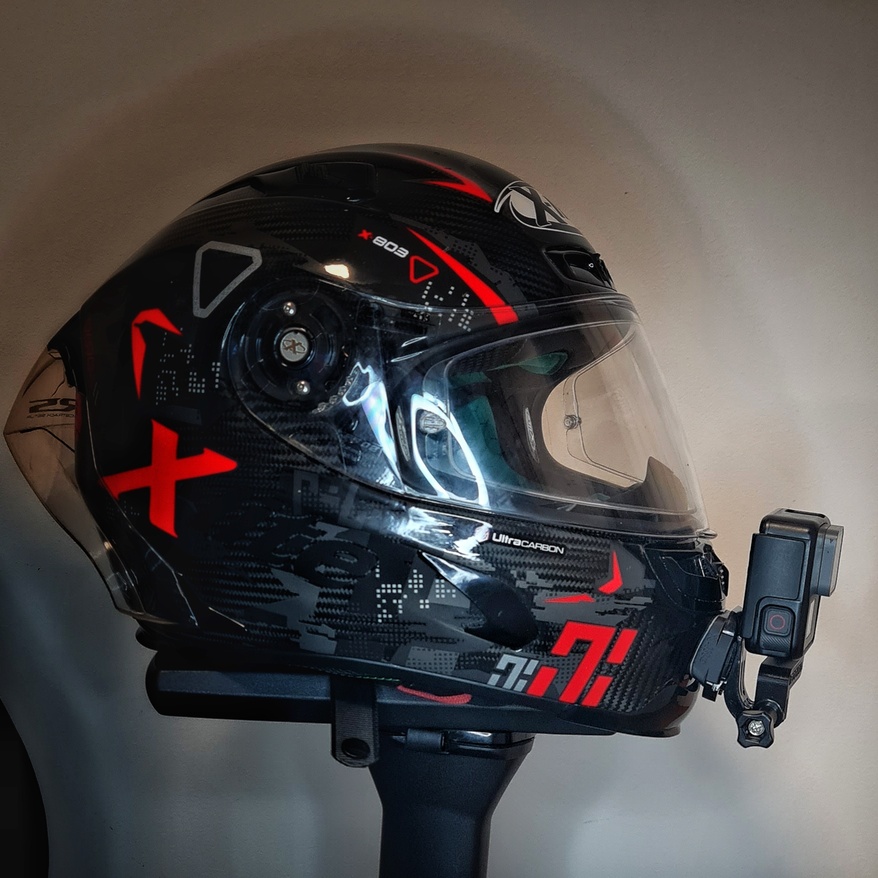 X-LITE X-803
GoPro chin mount