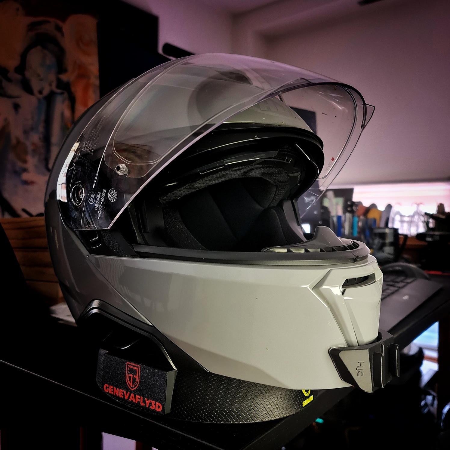 HJC i91
GoPro chin mount