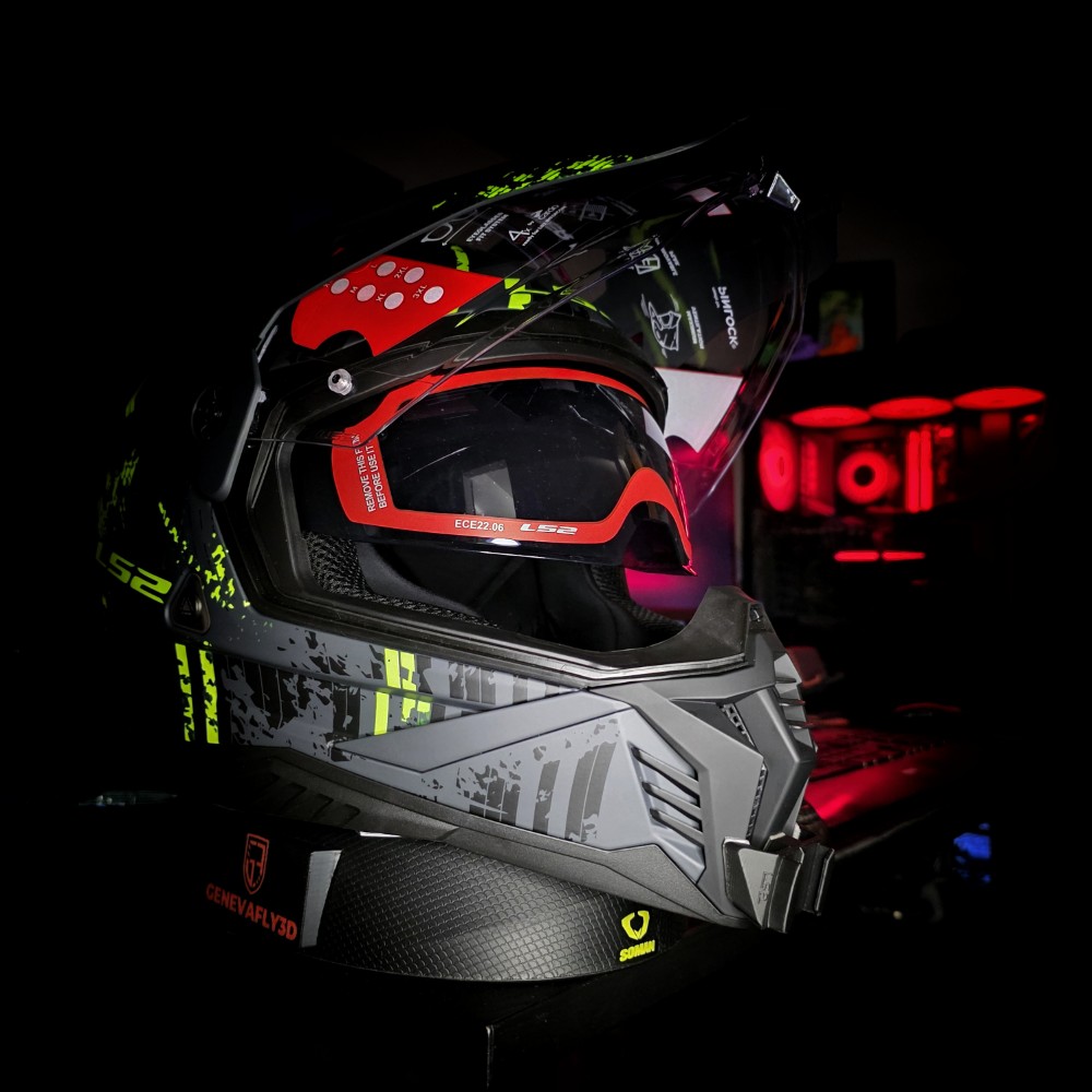 LS2 PIONEER II
GoPro chin mount