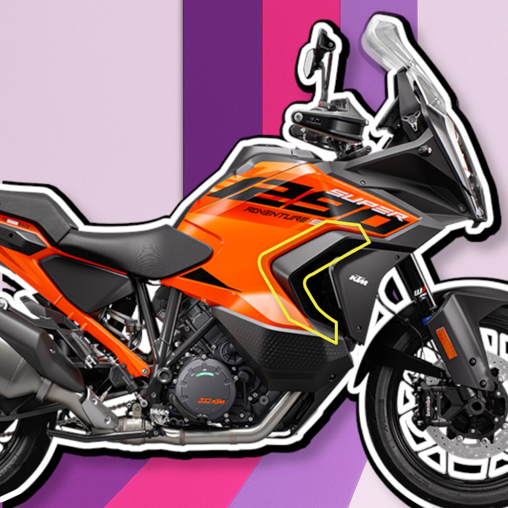 KTM 1290 
deflektor vrućeg vazduha